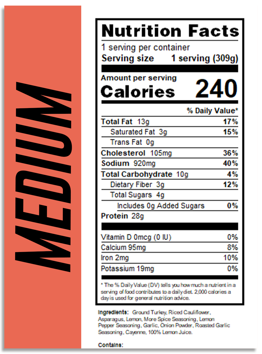 4DR - Leaner Lemon Turkey